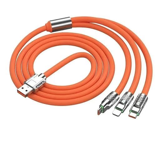 3 in 1 superfast charging zinc alloy Data Cable
