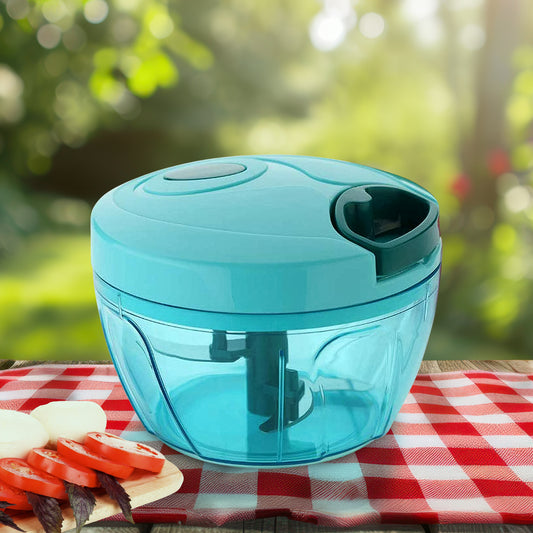 3 Blades Handy Chopper And Slicer Used Widely For Chopping And Slicing (450 Ml 1 Pc)