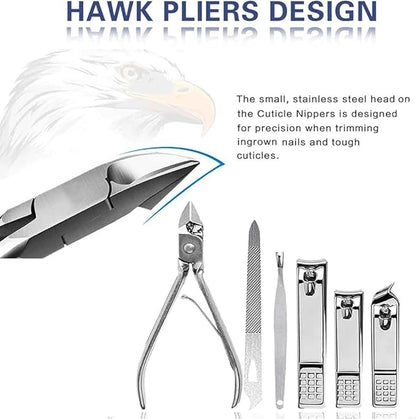 Pedicure Manicure Kit 19 in 1 Manicure Set for Men and Women Fingernails and Toenails with Luxurious Case