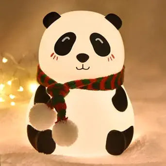 Panda Touch LED Lamp Night Light For Kids Panda Lover Gifts For Teen Girls Boys Night Light Lamp Cute Aesthetic Baby Room Decor Gifts For Girlfriends Item With 7 Multicolor (Panda)