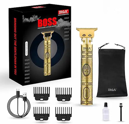 GOLDEN TRIMMER Skin Friendly Beard Trimmer| 6x longer battery life| 10 length settings| 15mins quick charge| Self Sharpening Blades | Cordless & Rechargeable